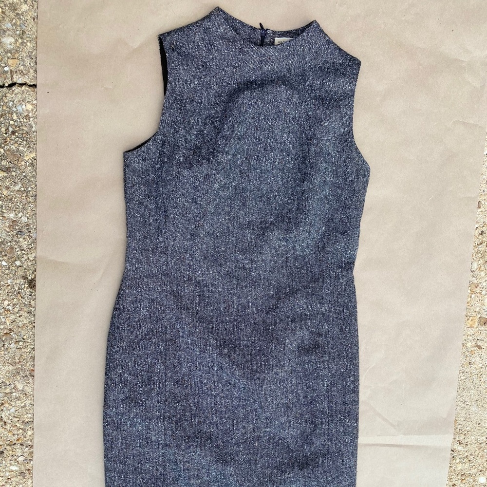 Women’s brown tweed knee length dress size 6